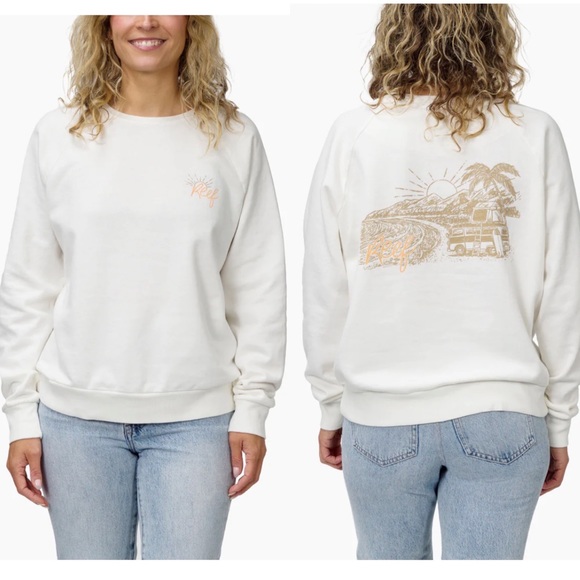Reef Tops - Reef Wild Pullover Crewneck Marshmallow